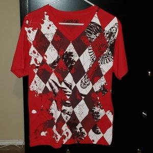 Men's Carbon V Neck Tshirt